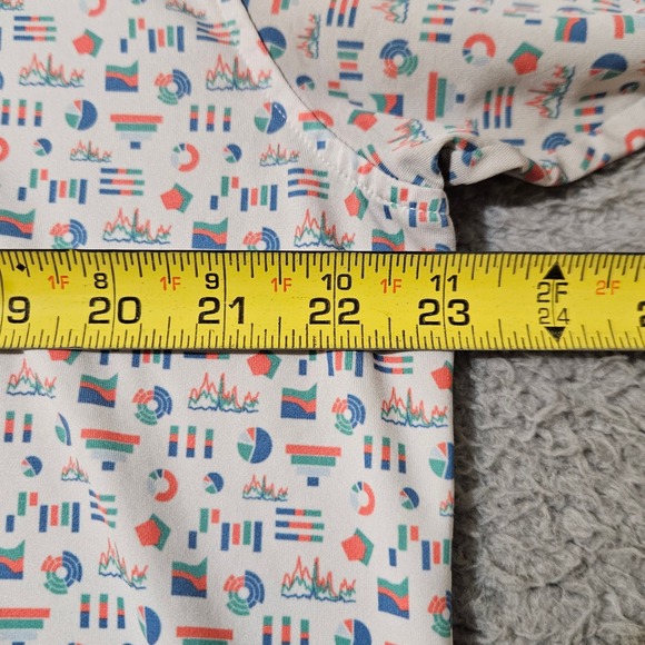 Men's Rhoback The VLookup Charts and Graphs Short Sleeve Performance Polo Large - Picture 6 of 10